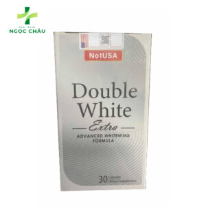 DOUBLE WHITE EXTRA (Hộp 30 viên) - Viên Uống Giúp Dưỡng Trắng Da, Xóa Tan Vết Nám