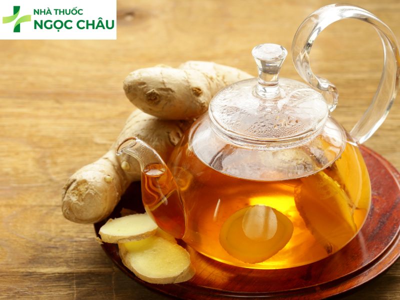 Uống nước ấm gừng