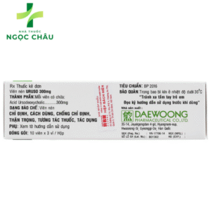 điều trị sỏi mật giàu cholesterol khi túi mật còn chức năng; cải thiện chức năng gan trong xơ gan mật nguyên phát.