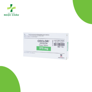 Thuốc Ceclor 375mg Menarini điều trị nhiễm khuẩn (1 vỉ x 10 viên)
